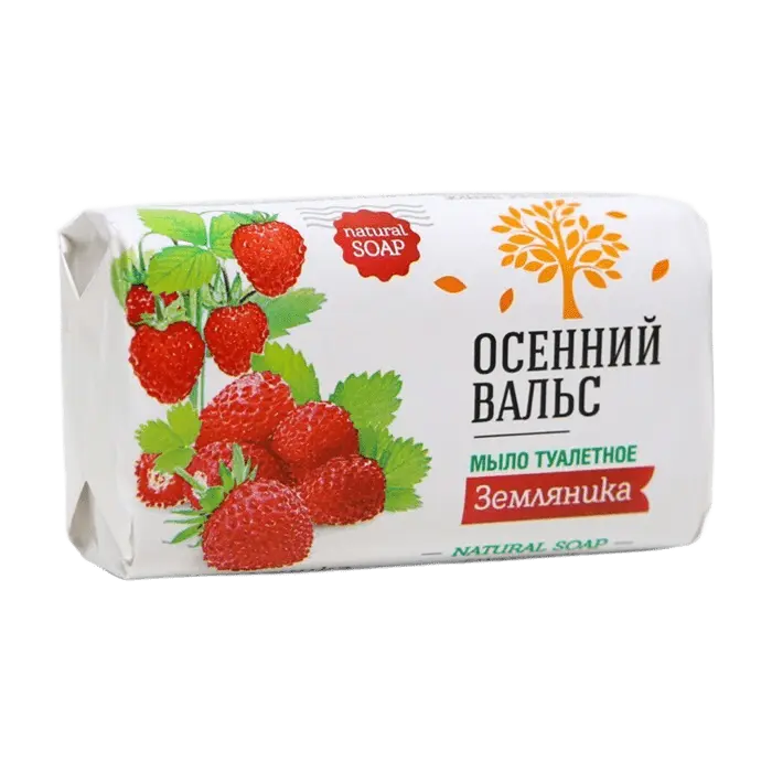 Мыло "Осенний вальс" сочная земляника 75г