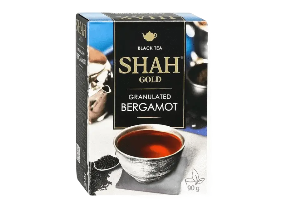 Чай Шах Голд черный чай гранулированный бергамот   90гр