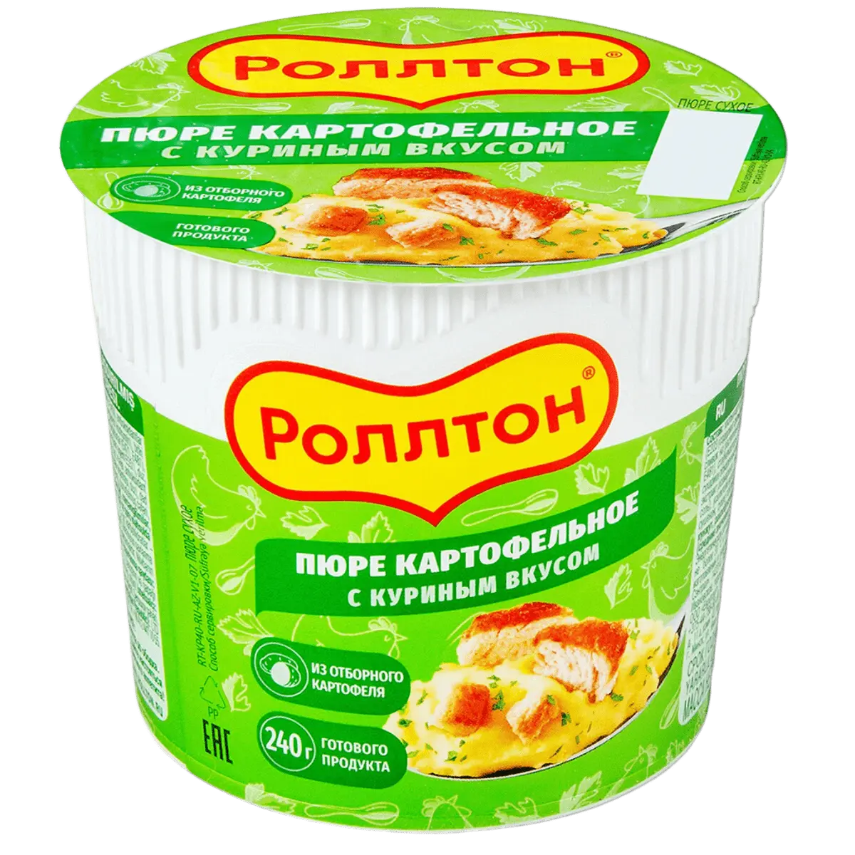 Карт.пюре “Роллтон” курица 40г