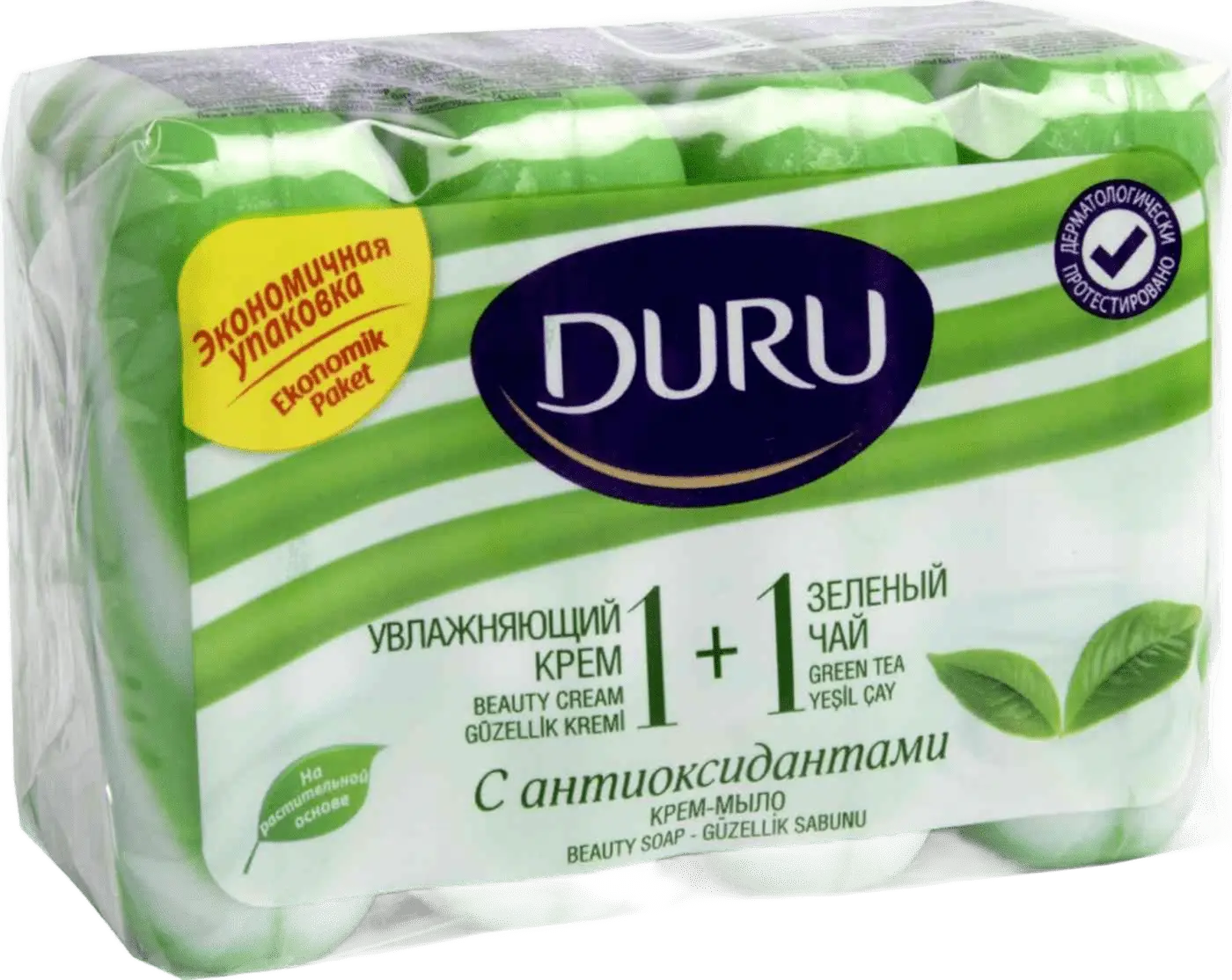 Мыло "Дуру" 4*80 зеленый чай