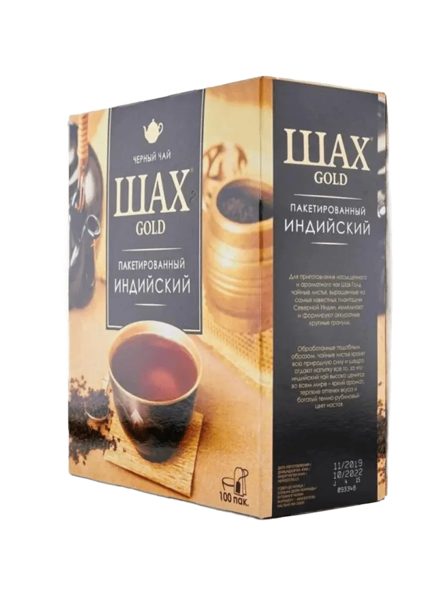 Чай Шах Голд индийский 100 пак
