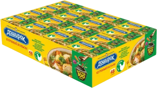 Куриный бульон кубики "Доширак"