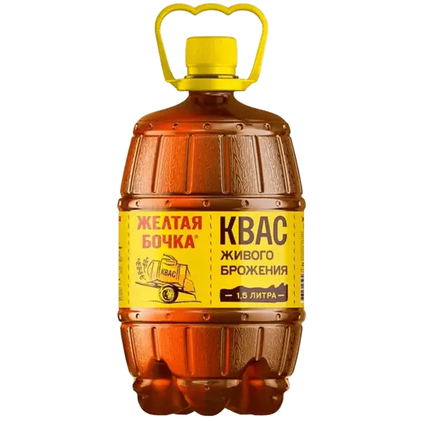 Квас Желтая бочка 1.5л