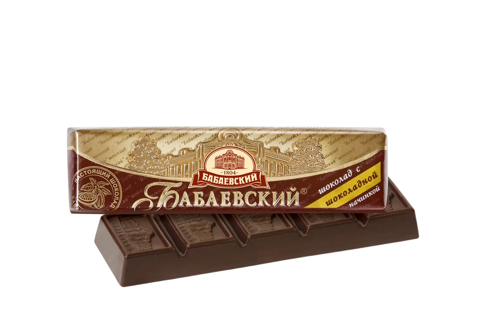 Шоколад "Бабаевский с шоколадной начинкой" 50 гр