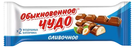 Батончик Обыкновенное Чудо сливочное 55г