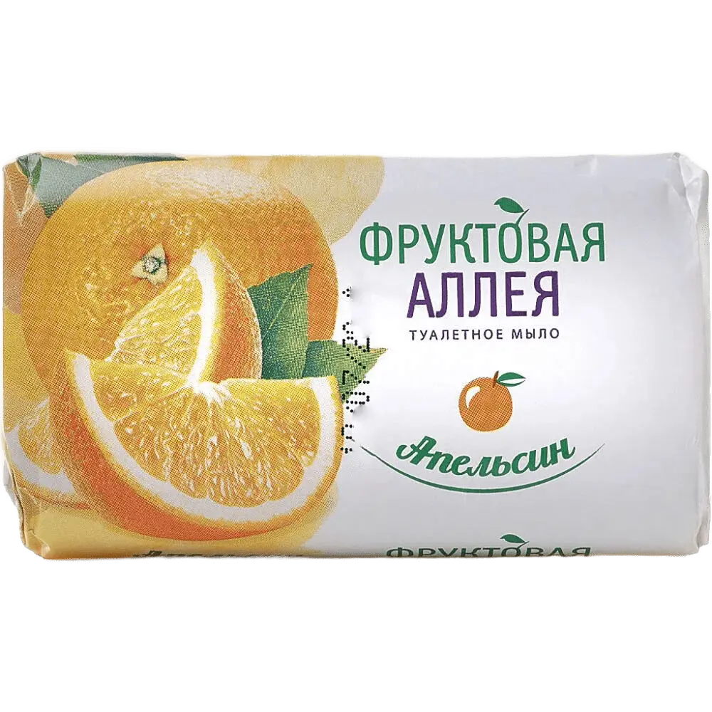Мыло "Фруктовая алея", бодрящий апельсин 90г