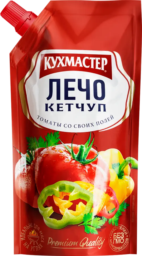 Кетчуп Кухмастер 260 г. лечо