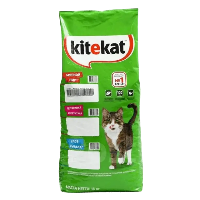 Корм для кошек kitekat сух мясной пир
