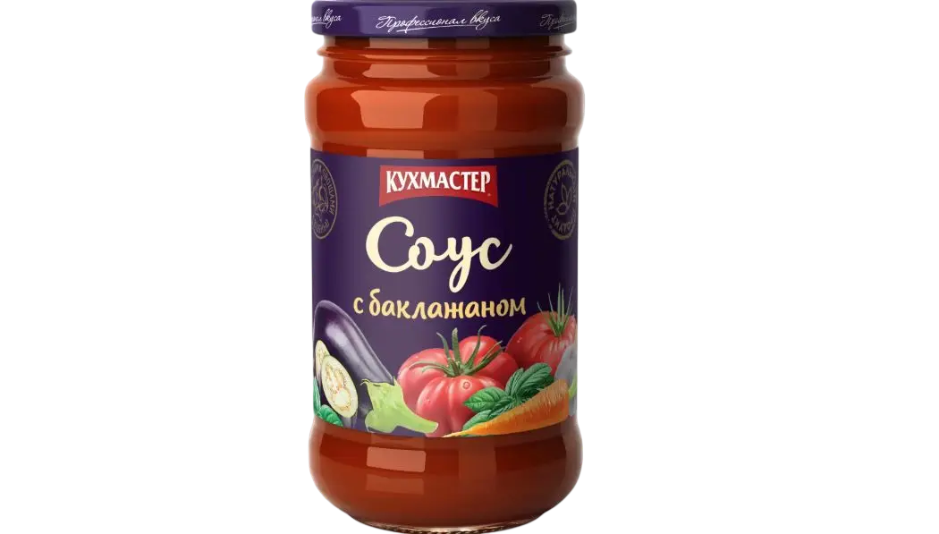 Соус "Кухмастер" с баклажаном 400г
